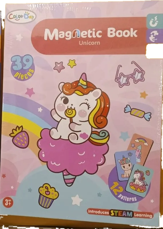 Magnetic Book – Unicorn (39 Pieces)