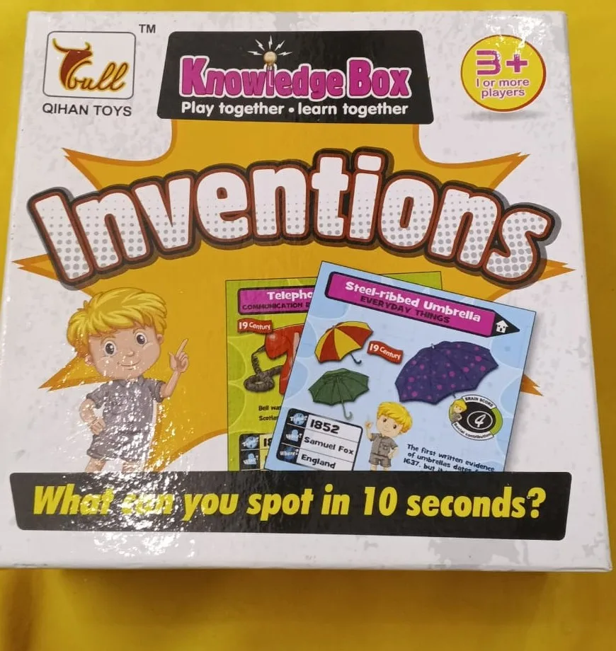 Knowledge Box – Inventions Card Game
