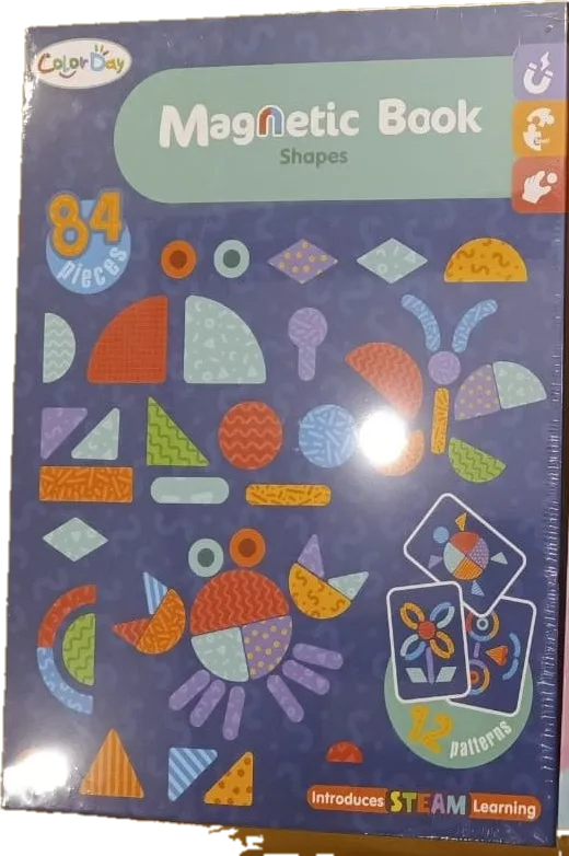 Magnetic Book – Shapes (84 Pieces)