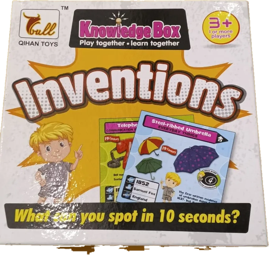 Knowledge Box – Inventions Card Game